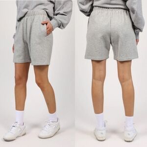 Brunette the Label Best Friend Shorty Classic Grey Cotton Size Large / XL